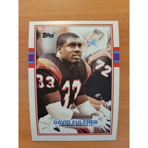 David Fulcher 1989 Topps #33 - Cincinnati Bengals - NFL - Fresh Pull